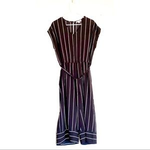 Black ankle length pant rumper